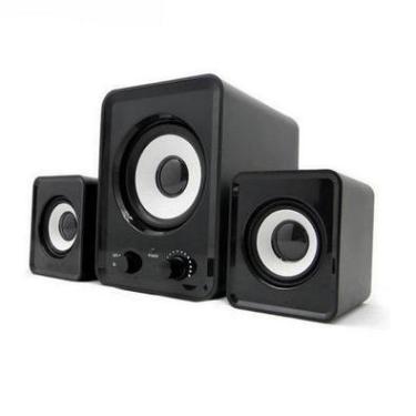 Imagem de Caixa De Som Subwoofer B-Max 2.1 11w Para Pc E Celular Cabo P2, Preto