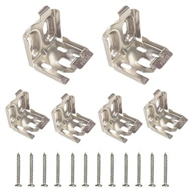 Imagem de Kowibcl Suportes para Persianas, 6 Peças, 3,8 cm, Prata