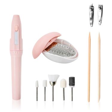 Imagem de Kit Lixa De Unha Eletrica Profissional Completa