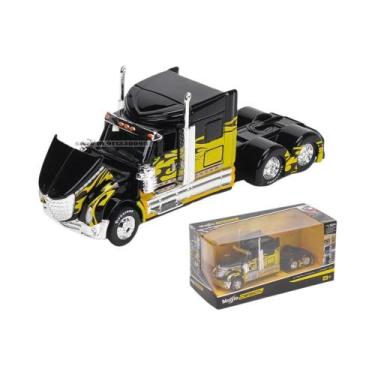 Imagem de Mercedes-Benz MACK Anthem Trailer Maisto 1:64 Modelo De Carro Em Liga 