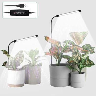 Imagem de Grow Light Juhefa 6000K Full Spectrum para plantas de interior, pacote