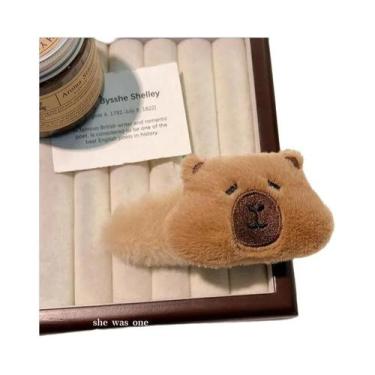 Imagem de Tiara De Pelúcia Macia E Divertida Com Formato De Crânio De Capivara P