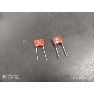 Imagem de 1x Capacitor Mica Prata 68pf/1kv 5% Icl
