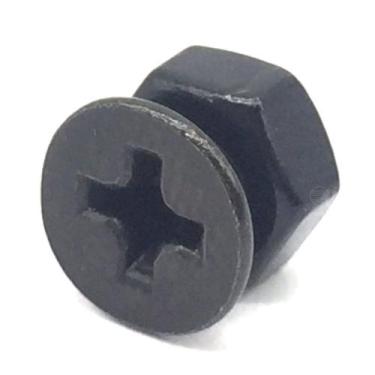 Imagem de 1 Parafuso preto p escudo les paul pickguard MF4.08x8-BK - SPIRIT