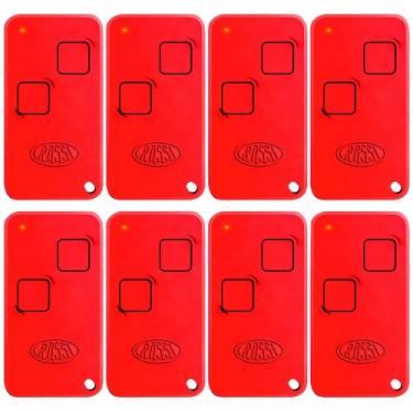 Imagem de 8 Controle Portão Rossi Ntx 433 Dz Nano Atto Dz3 Dz4 Bv Vermelho