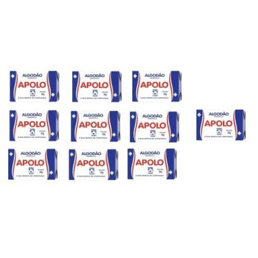 Imagem de 30 Cxs Algodão Apolo Hidrófilo Limpeza Facial Maquiagem 25Gr