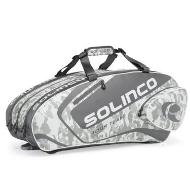 Imagem de Raqueteira Solinco X15 Camo Cinza e Branca