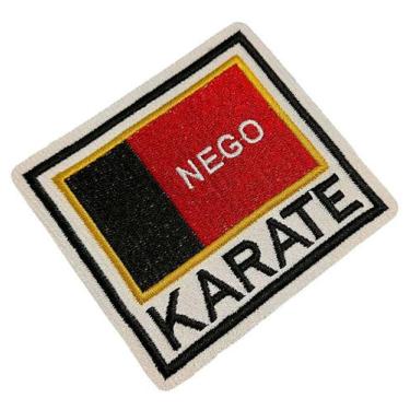 Imagem de AM0260T01 Karate Paraíba Bandeira Bordada Patch Termoadesivo - BR44