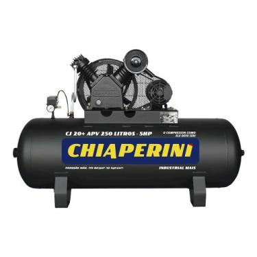 Imagem de Compressor de ar 20 pés 250L 5 hp 175 lbs trifásico - CJ 20+ APV 250L 