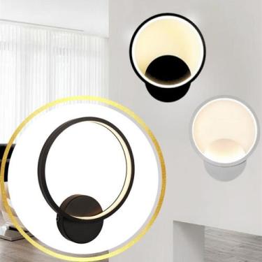 Imagem de Luminária Arandela Led 24 Watts Alumínio Silicone Parede - GIMPO