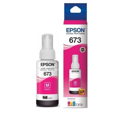 Imagem de Tinta Epson Original 673 T673 T673120 Magenta L800 L810 L1800 L805 L850 70ml