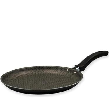 Imagem de Frigideira Antiaderente 22cm para Panquecas e Tapiocas – Uso Diário | Cabo Antitérmico(Cinza)