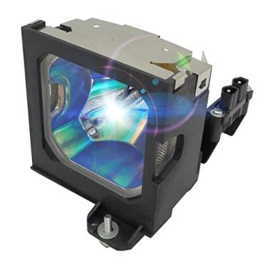 Imagem de CTLAMP Lâmpada de substituição original para projetor ET-LA785 OEM com caixa compatível com Panasonic PT-L785 PT-L785E PT-L785U