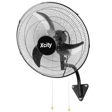 Imagem de Xcity - Ventilador oscilante industrial de 18 polegadas, 3 velocidades, alta velocidade, máximo 4200 CFM, inclinação ajustável, ventiladores de metal resistentes para exteriores, para pátio, garagem