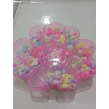 Imagem de Kit criativo infantil miçangas  com fio de silicone - Marilene 