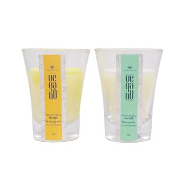 Imagem de Estojo Velas Aromáticas Madressenza Laranja E Hortelã 30G