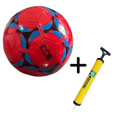 Imagem de Bola de Futebol Oficial de Campo Tamanho 5 com Bomba de Encher