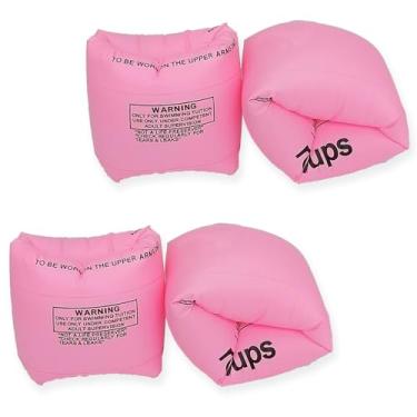 Imagem de Boias flutuantes para crianças de 6 a 12 anos e adultos - pacote com 2 boias de natação com duas válvulas, ótima flutuabilidade para piscina e asa de água para crianças a adolescentes, natação