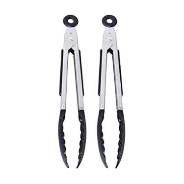 Imagem de Farberware Minipinças clássicas com pontas de nylon, conjunto com 2, pretas