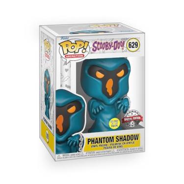 Imagem de Epic Collectibles Pop Animation: Scooby Doo - Phantom Shadow (Glows in The Dark) Limited Edition Exclusive Vinyl Figure Included with Box Protector Compatible for Funko