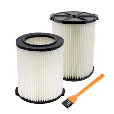 Imagem de HIFROM Pacote com 2 filtros VF4000, filtro de substituição VF4000 compatível com aspiradores úmidos/secos Ridgid Shop Vac de 5 a 20 galões, Husky 6-9 galões de vácuo, CRAFTSMAN Shop Vacuum 17816