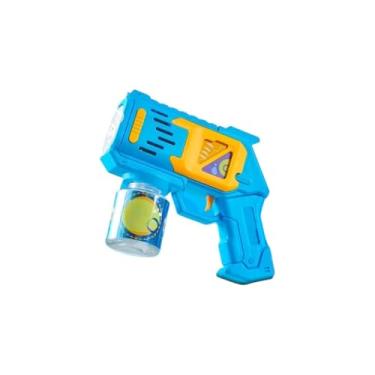 Imagem de Lança bolhabazuca bolha de sabão automatico com luz brinquedo para crianças(PISTOLA bubble AZUL)
