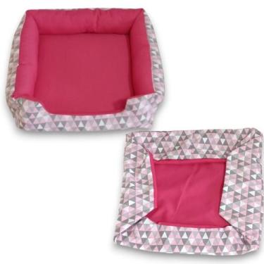 Imagem de cama pet cachorro médio caminha macia confortavavel e resistente com c