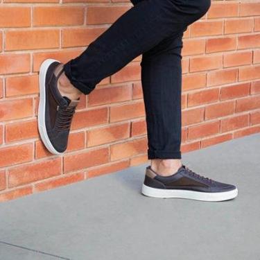 Imagem de Tênis Masculino Casual Confortável Sapatênis Estiloso Versátil Trabalho Dia A Dia Leve Macio-Masculino