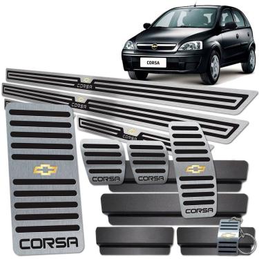 Imagem de Descanso Soleira  Pedaleira Manual Preto Corsa 2002 A 2012