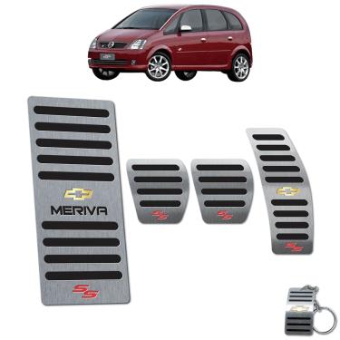 Imagem de Descanso + Pedaleira Manual Meriva SS 2005 A 2010 Preto