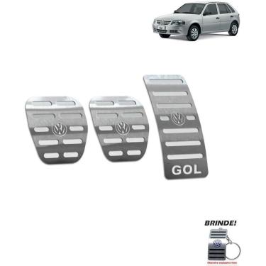 Imagem de Pedaleira Manual Volkswagen Gol G4 2005 a 2014 Prata