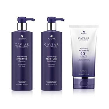 Imagem de Set de Shampoo, Acondicionador y Crema CC Alterna Caviar Hidratación