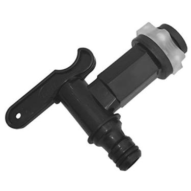 Imagem de Bulk Hardware BH04478 Torneira de plástico para barril de chuva com encaixe de pressão - preta