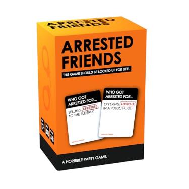 Imagem de ARRESTED FRIENDS - This Party Game Should Be Locked Up for Life - Hilarious Adult Card Game for Parties, College Students & Board Game Groups!