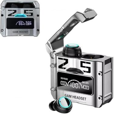 Imagem de Fone de Ouvido Bluetooth Gamer TWS com Case Metálico e Display Digital