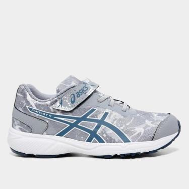 Imagem de Tênis Infantil Asics Fantasy 4 Ps, Cinza, Branco, 26