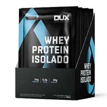 Imagem de Whey Protein Isolado 28g C/10 Sache Dux Nutrition, CHOCOLATE BRANCO
