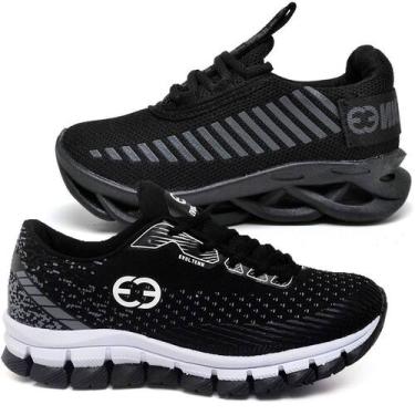 Imagem de Tênis Infantil Masculino Esportivo Modelos Diferentes - Kit 2 Pares Bl