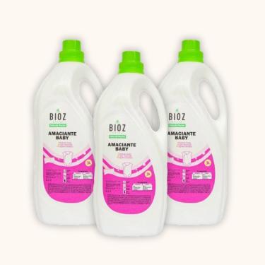 Imagem de Kit 3X: Amaciante de Roupas Baby Biodegradável BioZ Green 3L