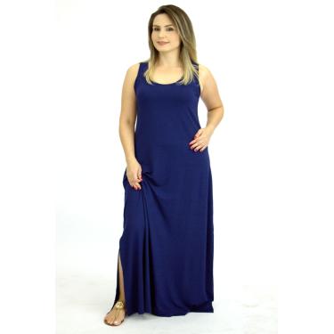Imagem de Vestido Pau a Pique Básico Azul Marinho
