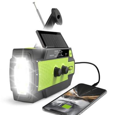 Imagem de Rádio meteorológico de manivela de emergência RunningSnail MD-090P 400