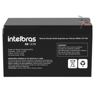 Imagem de Bateria Interna Selada para Nobreak 12V 7A Intelbras