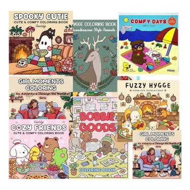 Imagem de Comece ja: 3 livros colorir + canetinhas tudo incluso ed 32