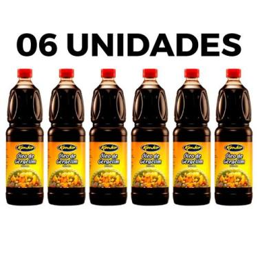 Imagem de Kit 6 óleo de gergelim torrado kenko 1l