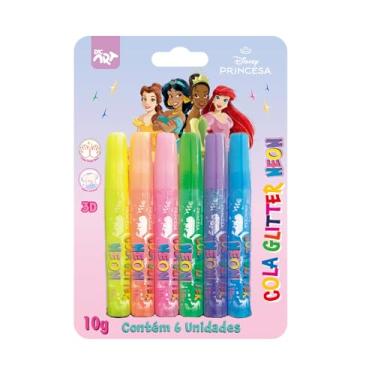 Imagem de DAC - Cola Glitter Neon com 6 Cores - Princesas