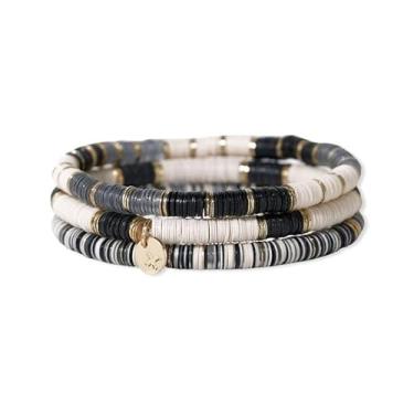 Imagem de INK + ALLOY Pulseira feminina Grace Kaleidoscope Stretch Lantejoulas Empilháveis Mix and Match Boho Joias Artesanais para o Boêmio Moderno, One sie, Plástico, Sem pedras preciosas