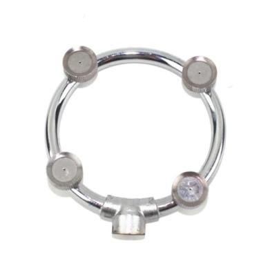 Imagem de Cabeça de irrigação de irrigação de jardim bocal atomizador redondo bocal pulverizador de aço inoxidável