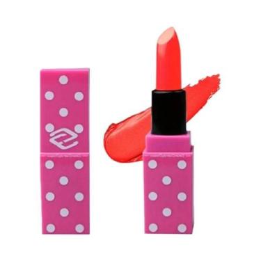 Imagem de Batom Rosa com Bolinhas para Meninas - 8 Cores, À Prova D'Água e Longa