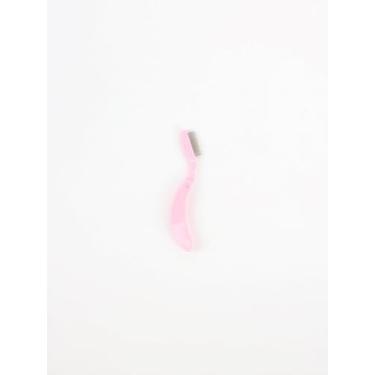 Imagem de Pente de cílios, ferramenta separadora de cílios, pente de sobrancelha pincel de maquiagem rosa