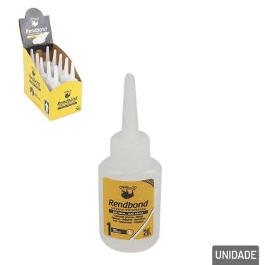 Imagem de Cola Instantânea 20g Rendbond Cura Rápida - Tudo em Caixa